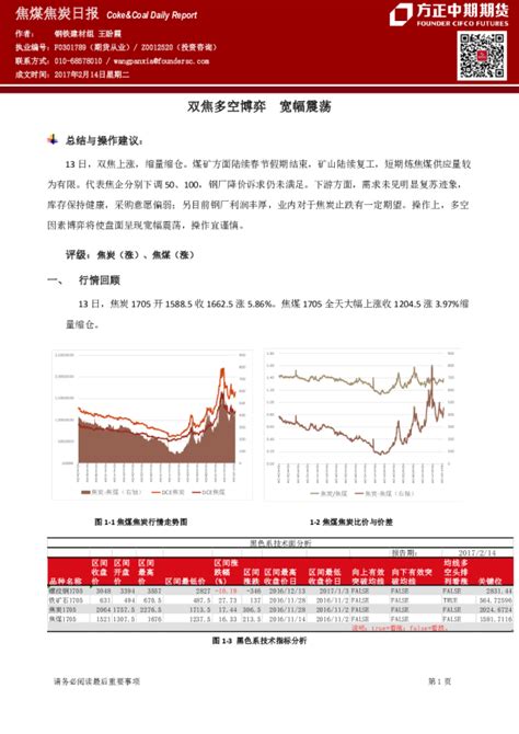 焦煤焦炭日报：双焦多空博弈 宽幅震荡