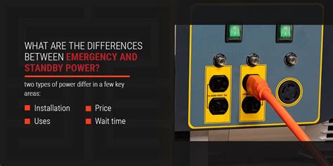 What Is The Difference Between Emergency Power And Standby Power Trystar