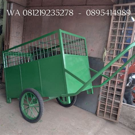 Jual Gerobak Besi Angkut Sampah Ukuran X X Kota Depok