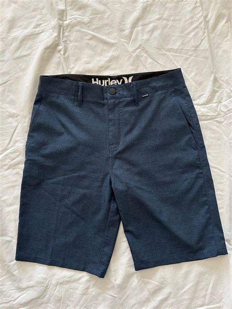 Hurley Mens Blue Dri Fit Walking Board Shorts Gem