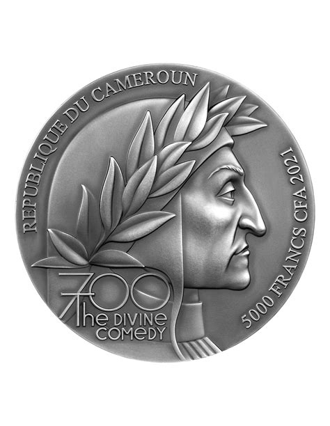 Purgatorio The Divine Comedy Th Anniversary Oz Silver Coin