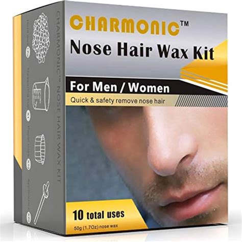 Nose Wax Kit For Men And Women Nose Hair Removal Wax For Charmonic 50 Grams 10