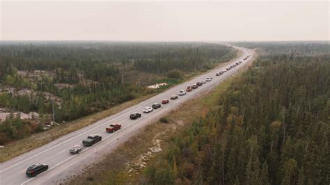 Canada Wildfire Forces Citywide Evacuation Of Yellowknife The New