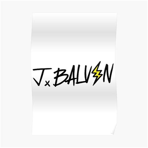 "J Balvin Merch Jbalvin Logo" Poster for Sale by BenizMass | Redbubble