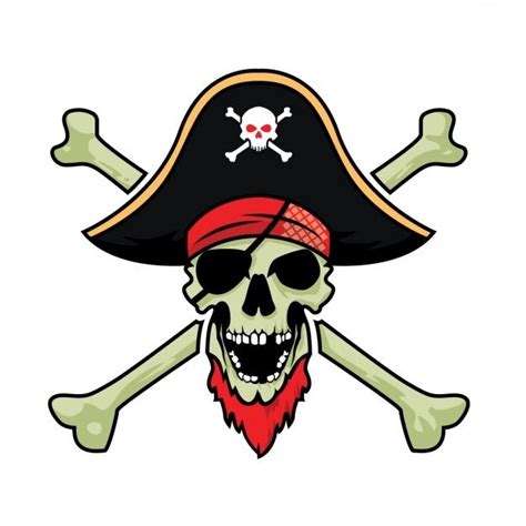 Disegno Teschio Pirata Vettore Gratuito Free Vector Freepik