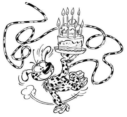 Coloriage Marsupilami Gratuit télécharger et imprimer gratuit sur