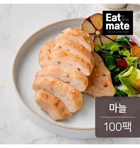 랭킹닭컴 잇메이트 소프트 닭가슴살 마늘맛 100g 50팩 티몬