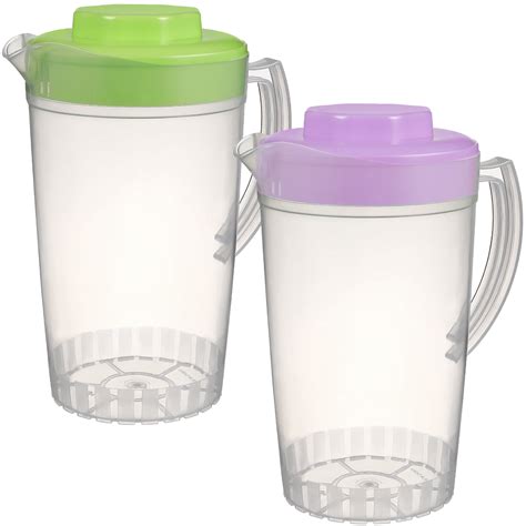 2 Pcs Pitchers Pots Pitcher Jugs With Lids For Hot Cold Water Juice