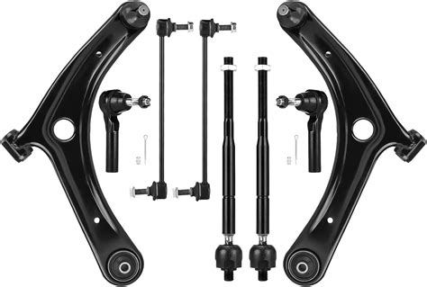 Amazon Front Lower Control Arms W Ball Joints Tie Rods Sway