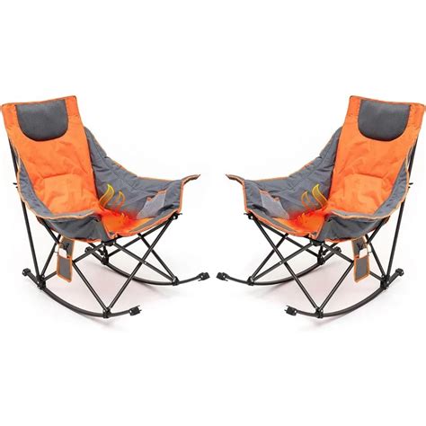 SUNNYFEEL Silla De Camping Con Calefacci N De Gran Tama O Mecedora