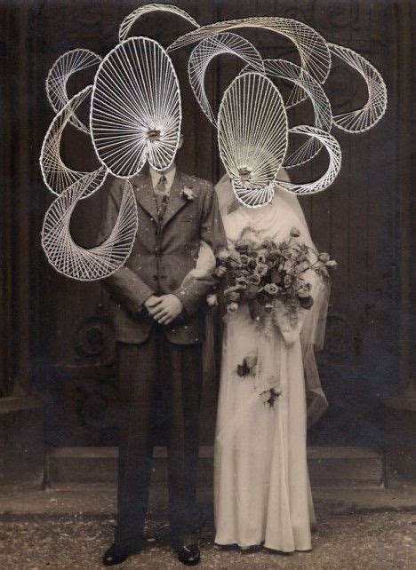 Twisting History Surreal Altered Vintage Photographs Embroidered