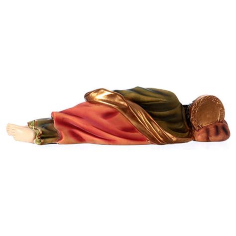 St Joseph Sleeping Statue Cm In Resin Online Sales On Holyart