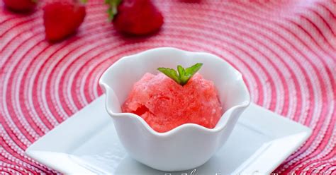 Gluten Free Baking By Rachelle Homemade Strawberry Lemon Sorbet