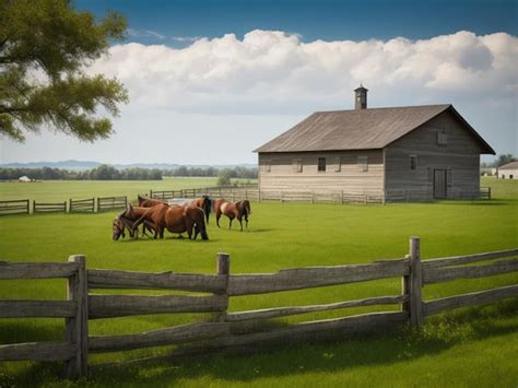 Kentucky Horse Farms Wallpaper