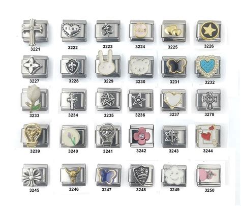 Italian Charms Classic Mm Size Limited Gold And Stainless Charm Links