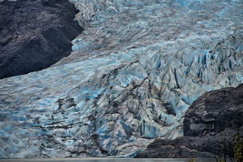 Mendenhall Glacier Terminus Features Near Juneau Alaska Encircle Photos