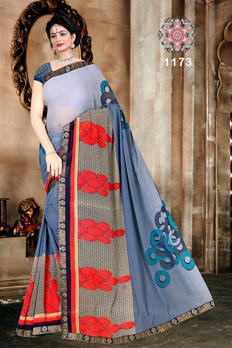 Lifestyle Weightless Print Catalog Saree Exclusive Fancy Collection In