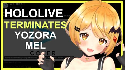 Hololive Announces Yozora Mel S Graduation Youtube