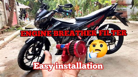 EASY INSTALLATION ENGINE BREATHER FILTER FOR RAIDER 150 F I YouTube