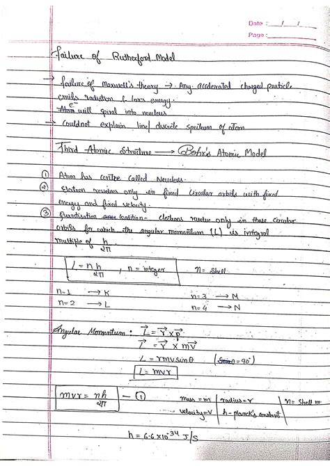 Solution Structure Of Atom Class Ncert Iit Jee Physical Chemistry