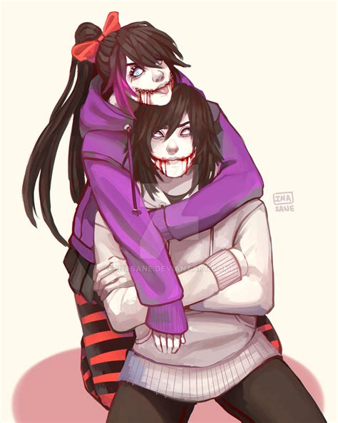 Jeff Y Nina The Killer Creepypasta Fanart By Inasane On Deviantart