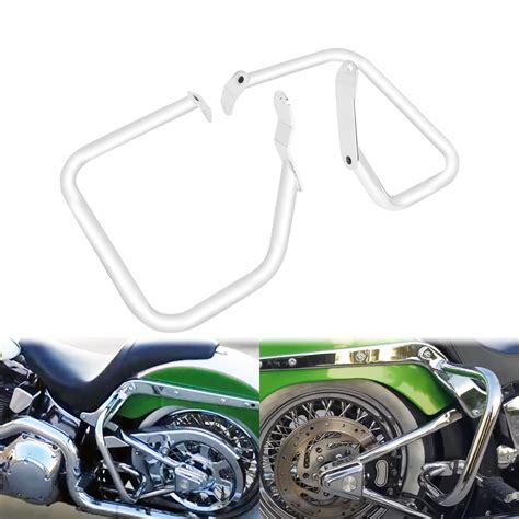 Httmt See Fitment Us Tghd Sg Cd Chrome Rear Saddlebag Guard Crash Bar