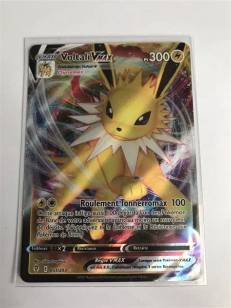 CARTE POKÉMON VOLTALI VMax 051 203 Évolution Céleste FR EUR 7 50