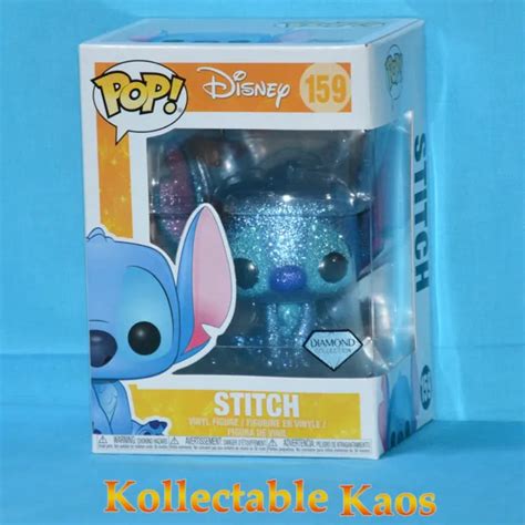 Lilo And Stitch Stitch Seated Diamond Glitter Pop Vinyl