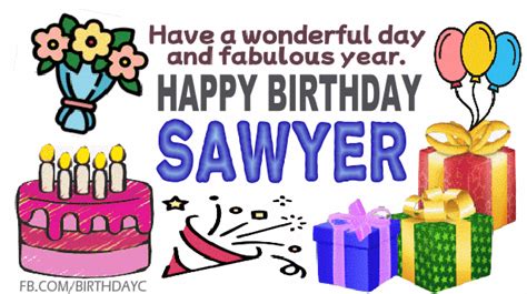 Happy Birthday Sawyer Images Birthday Greeting Birthdaykim