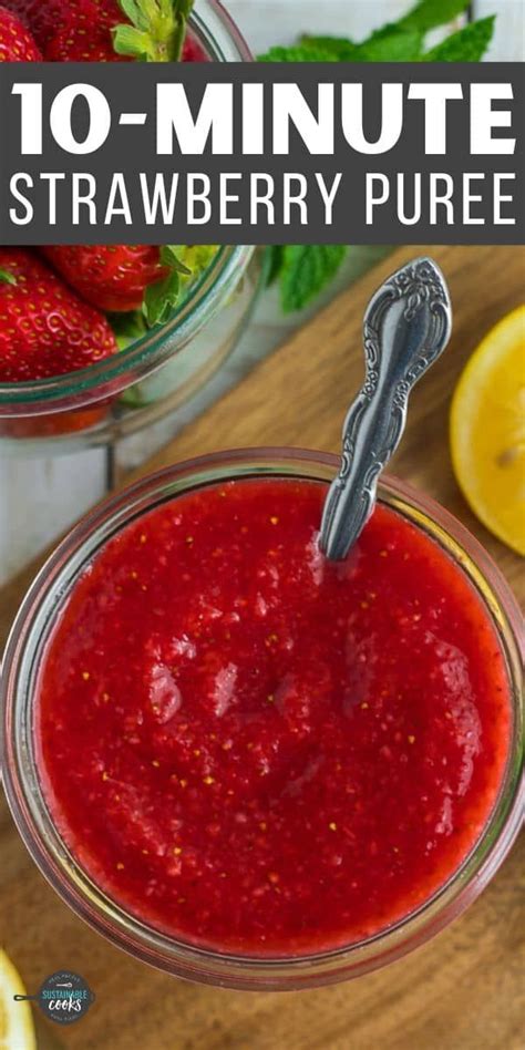 How To Make Fresh Strawberry Puree Artofit