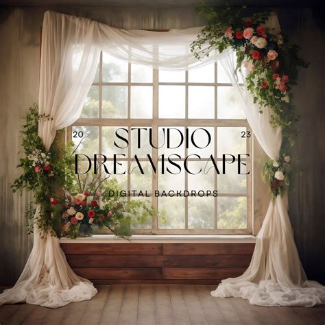 9 Windows Set of Digital Backdrops Wedding Backdrop Maternity Background Overlays Engagement ...