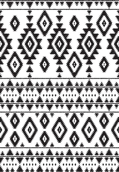 Premium Vector Seamless Geometric Tribal Pattern 060