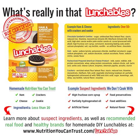 What's in Lunchables? DIY Lunchables You Can Trust