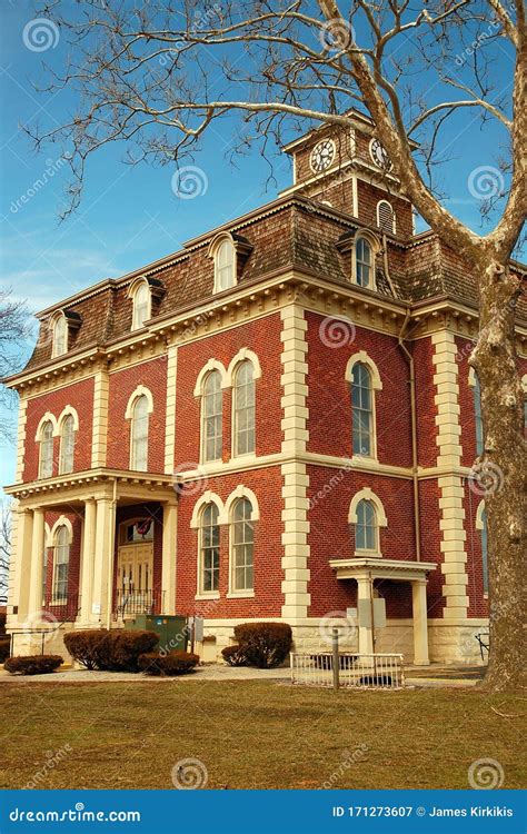 The Effingham County Courthouse In Effingham Illinois Editorial