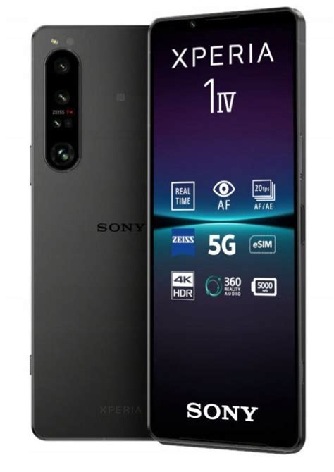 Smartfon Sony Xperia 1 Iv 256 Gb Ds Czarny Erlipl