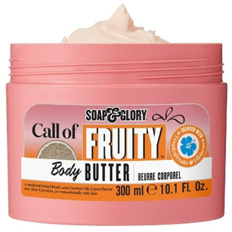 Call Of Fruity Moisturising Body Butter Bath Body Care Soap Glory