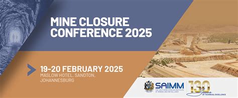 Saimm Mine Closure Conference Upcoming Events