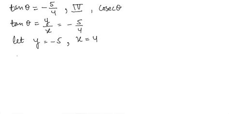 Solved Find The Indicated Trigonometric Value In The Specified Quadrant