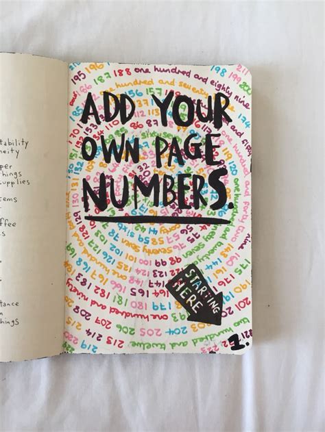 Wreck This Journal Add Your Own Pages Numbers Saccage Ce Carnet Carnet