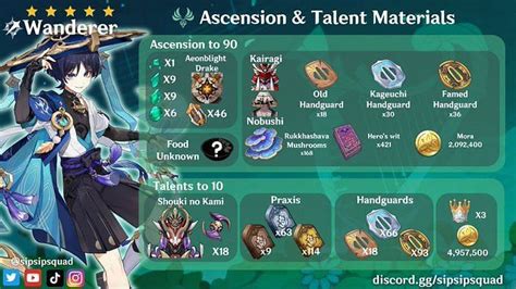 Scaramouche Ascension Stat