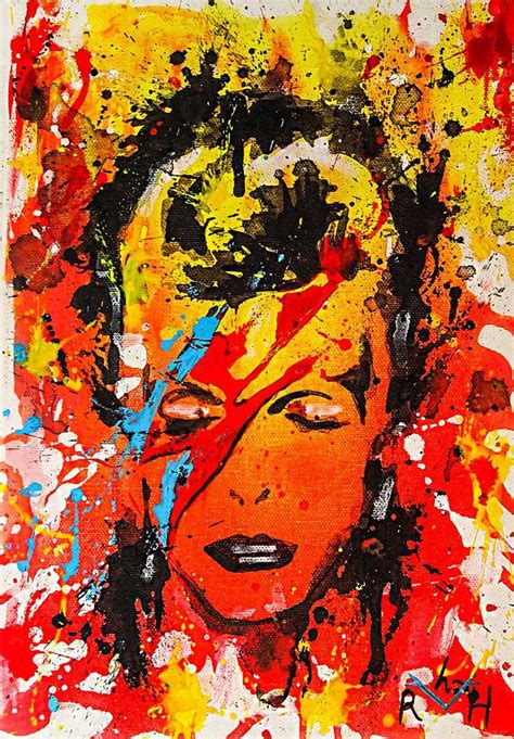 David Bowie Painting | Painting, Art, Original paintings