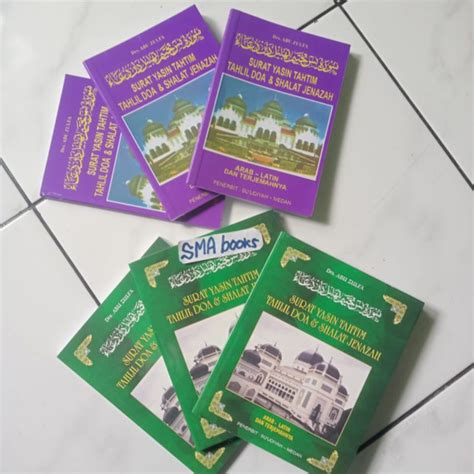 Jual Surat Yasin Tahtim Tahlil Doa Dan Sholat Jenazah Arab Latin