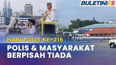 Hari Polis Ke Agong Sempurnakan Istiadat Perbarisan Peringatan