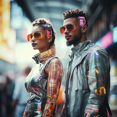 Couple wearing fashion clothes, futuristic style by Coolarts223 on ...