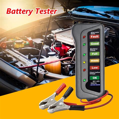 V Auto Digitale Batterie Tester Lichtmaschine Grandado