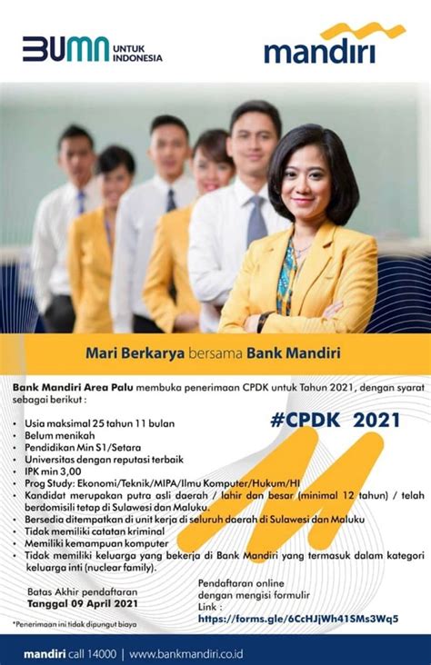 Lowongan Kerja Bumn Bank Mandiri Mendaftarkerja