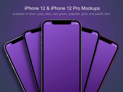 Iphone 12 And Iphone 12 Pro Mockups Sketch Resource Sketch Mobile App Design Download Sketch