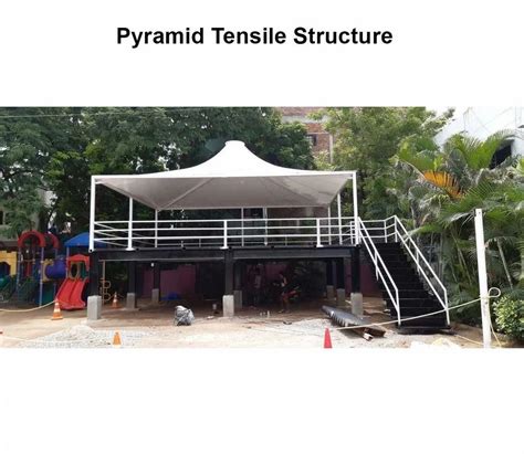 Modular PVC Pyramid Tensile Structure At Rs 455 Square Feet In Vadodara