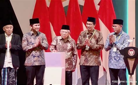 Pertama Di Jatim Wapres Maruf Amin Resmikan Zona KHAS ITS NEWS MATARAM