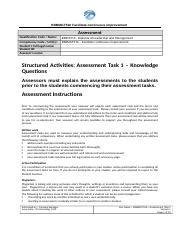 Bsbmgt Assessment Task Doc Bsbmgt Facilitate Continuous